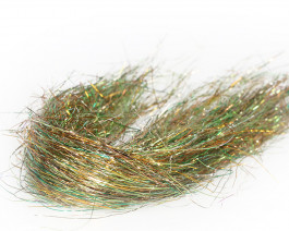 Fine 3D Tinsel Hair, Light Olive UVR / 33